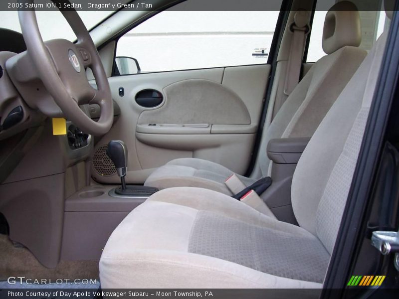 Dragonfly Green / Tan 2005 Saturn ION 1 Sedan