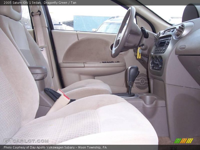 Dragonfly Green / Tan 2005 Saturn ION 1 Sedan