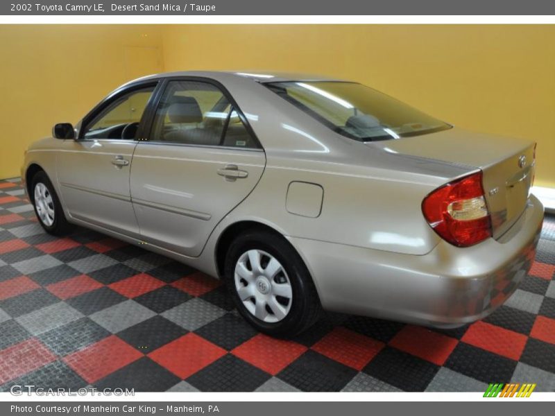 Desert Sand Mica / Taupe 2002 Toyota Camry LE