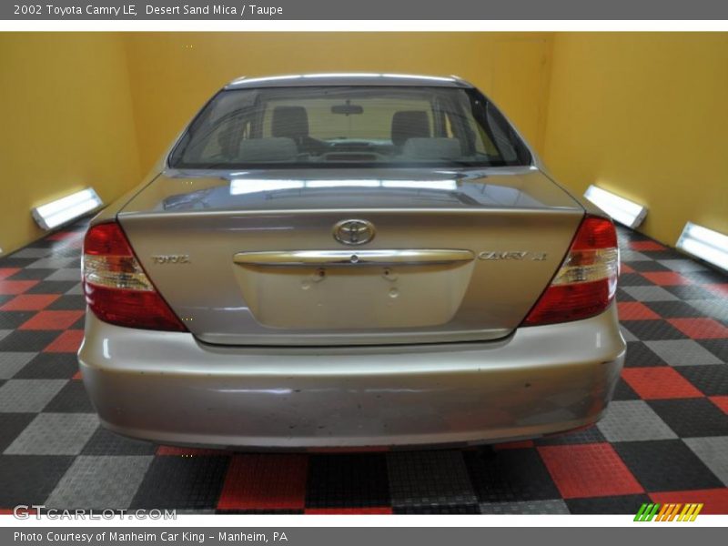 Desert Sand Mica / Taupe 2002 Toyota Camry LE