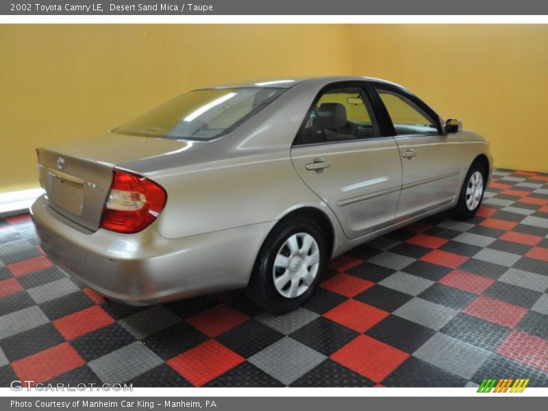 Desert Sand Mica / Taupe 2002 Toyota Camry LE