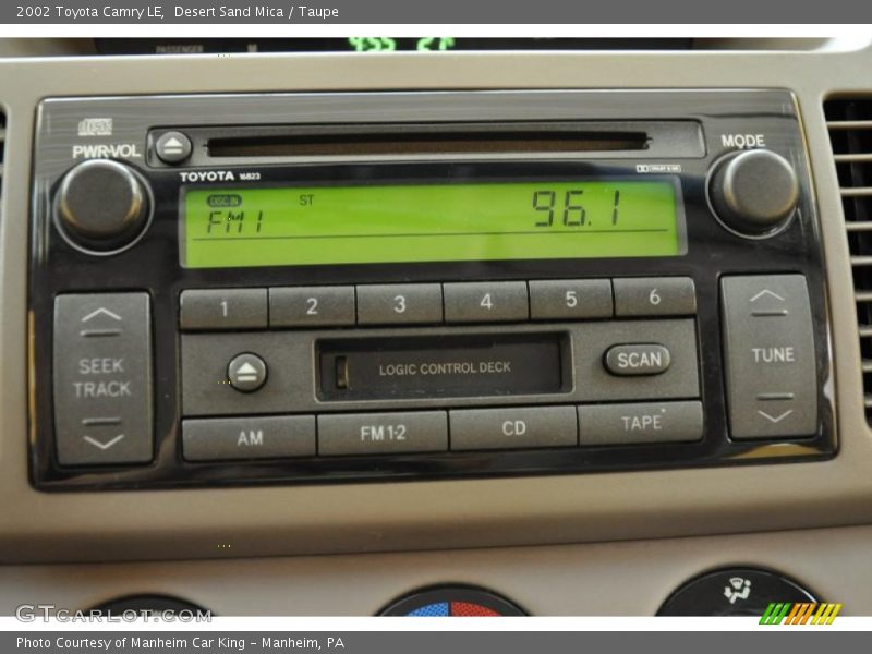 Desert Sand Mica / Taupe 2002 Toyota Camry LE