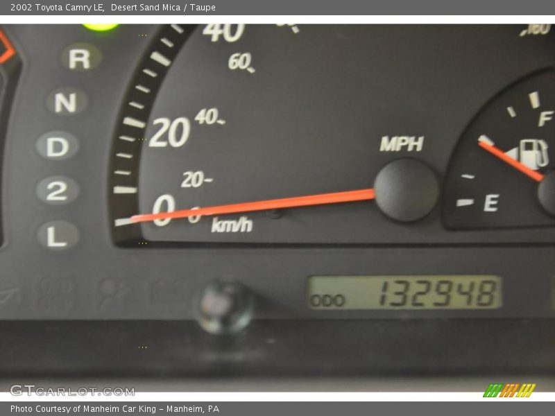 Desert Sand Mica / Taupe 2002 Toyota Camry LE