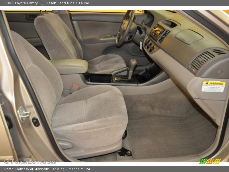 Desert Sand Mica / Taupe 2002 Toyota Camry LE