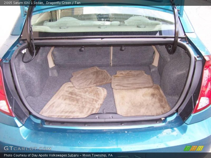 Dragonfly Green / Tan 2005 Saturn ION 1 Sedan