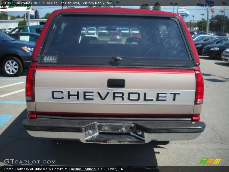 Victory Red / Red 1992 Chevrolet C/K K1500 Regular Cab 4x4