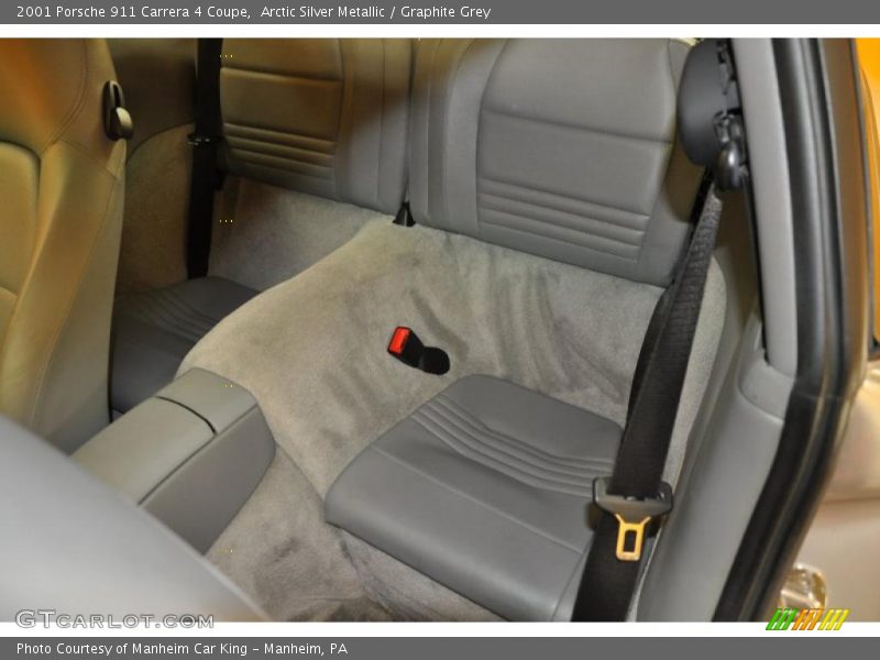 Arctic Silver Metallic / Graphite Grey 2001 Porsche 911 Carrera 4 Coupe
