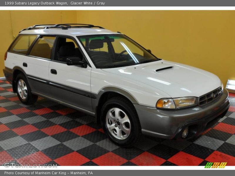 Glacier White / Gray 1999 Subaru Legacy Outback Wagon