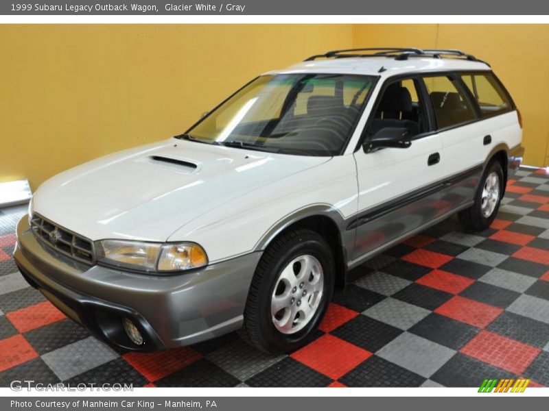 Glacier White / Gray 1999 Subaru Legacy Outback Wagon