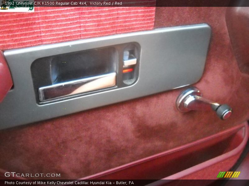 Victory Red / Red 1992 Chevrolet C/K K1500 Regular Cab 4x4