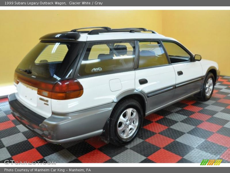 Glacier White / Gray 1999 Subaru Legacy Outback Wagon