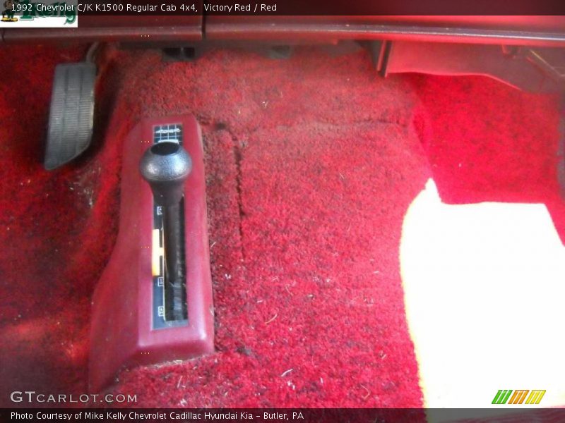 Victory Red / Red 1992 Chevrolet C/K K1500 Regular Cab 4x4