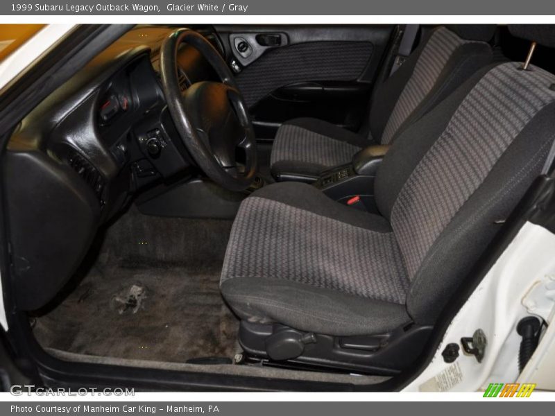 Glacier White / Gray 1999 Subaru Legacy Outback Wagon