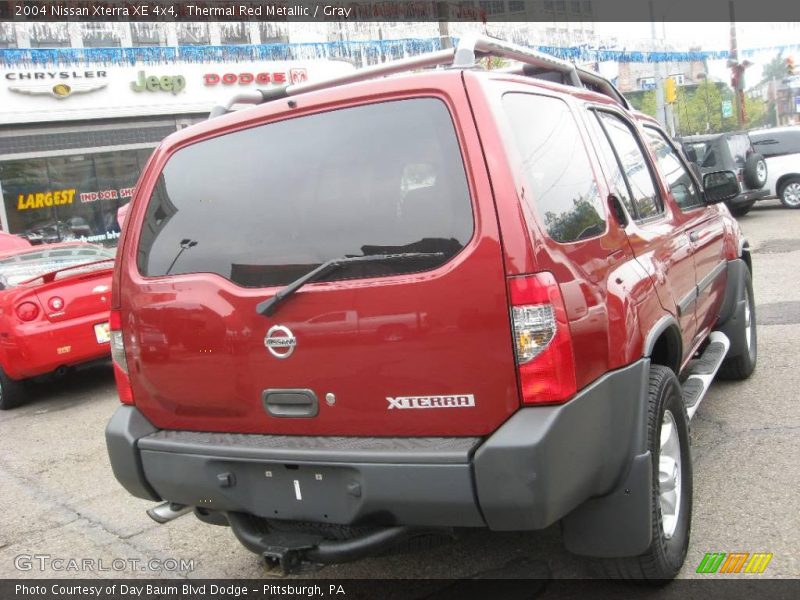 Thermal Red Metallic / Gray 2004 Nissan Xterra XE 4x4