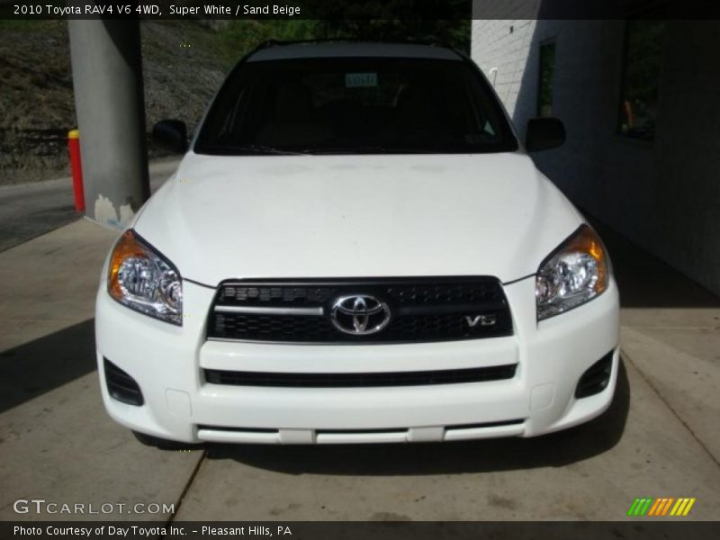 Super White / Sand Beige 2010 Toyota RAV4 V6 4WD