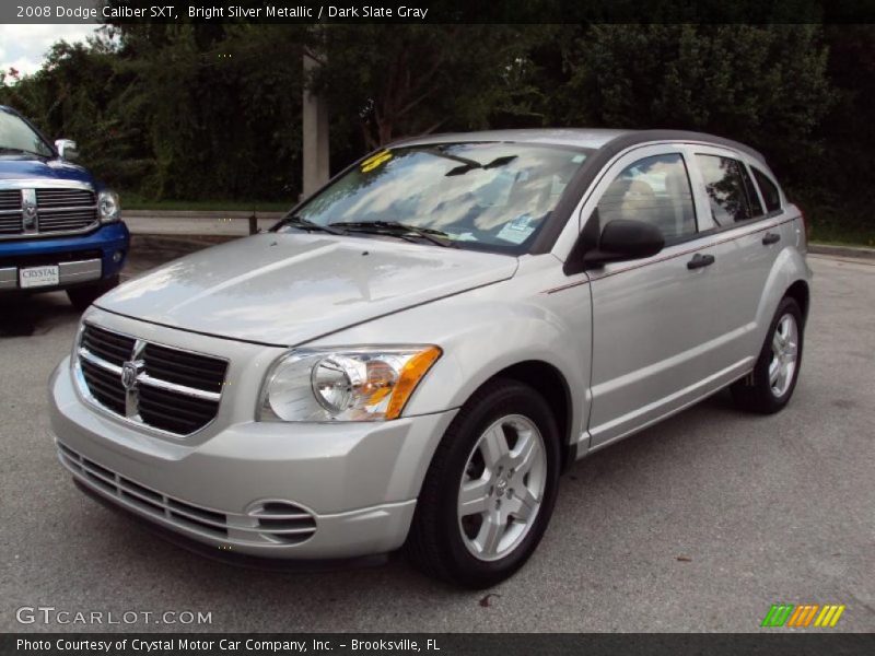 Bright Silver Metallic / Dark Slate Gray 2008 Dodge Caliber SXT