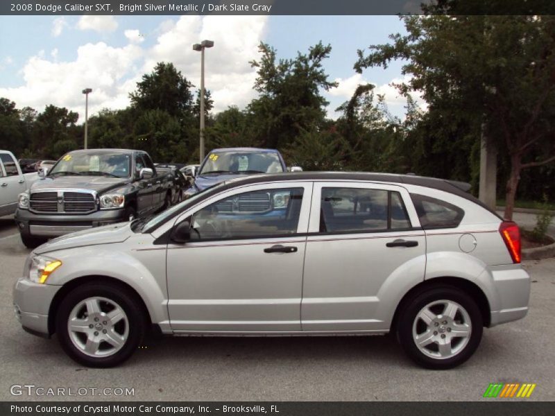 Bright Silver Metallic / Dark Slate Gray 2008 Dodge Caliber SXT