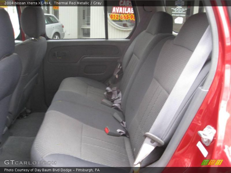 Thermal Red Metallic / Gray 2004 Nissan Xterra XE 4x4