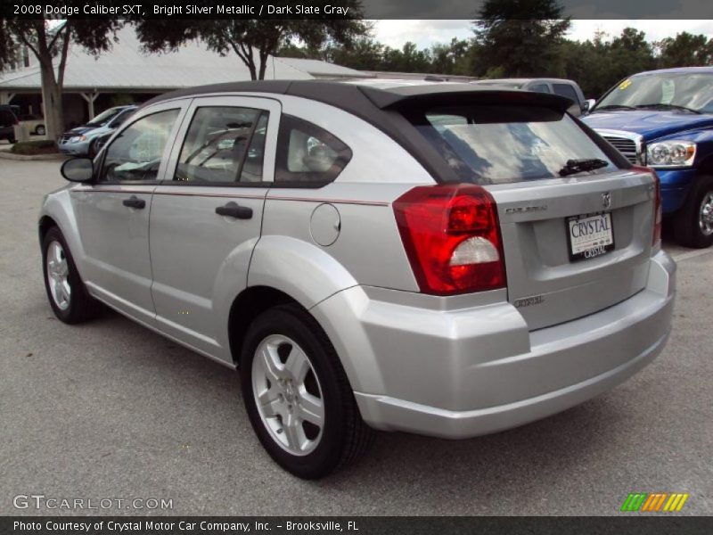 Bright Silver Metallic / Dark Slate Gray 2008 Dodge Caliber SXT