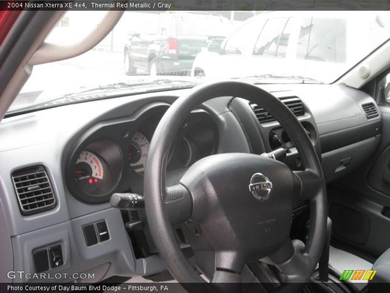 Thermal Red Metallic / Gray 2004 Nissan Xterra XE 4x4