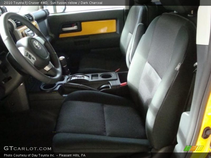 Sun Fusion Yellow / Dark Charcoal 2010 Toyota FJ Cruiser 4WD