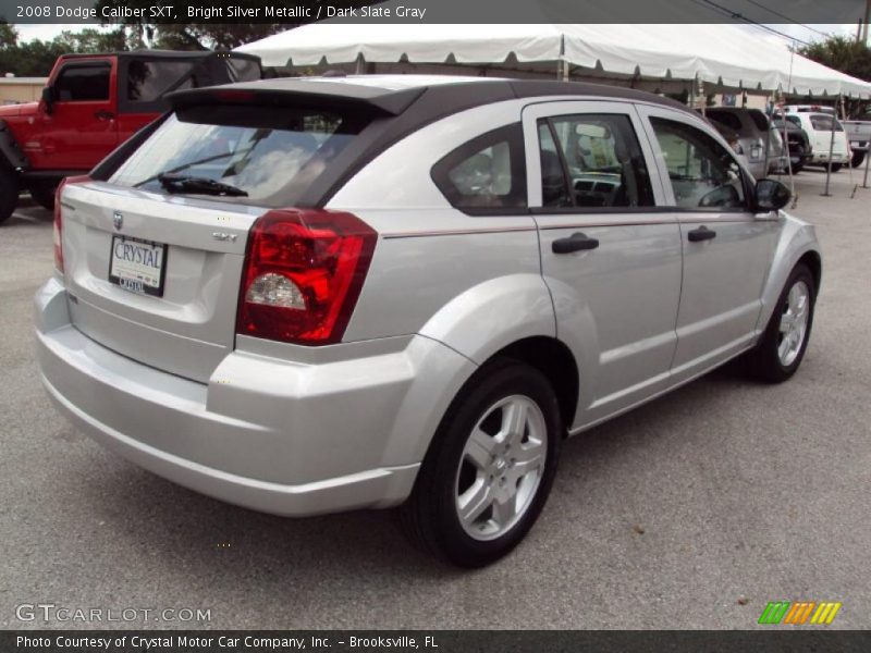 Bright Silver Metallic / Dark Slate Gray 2008 Dodge Caliber SXT