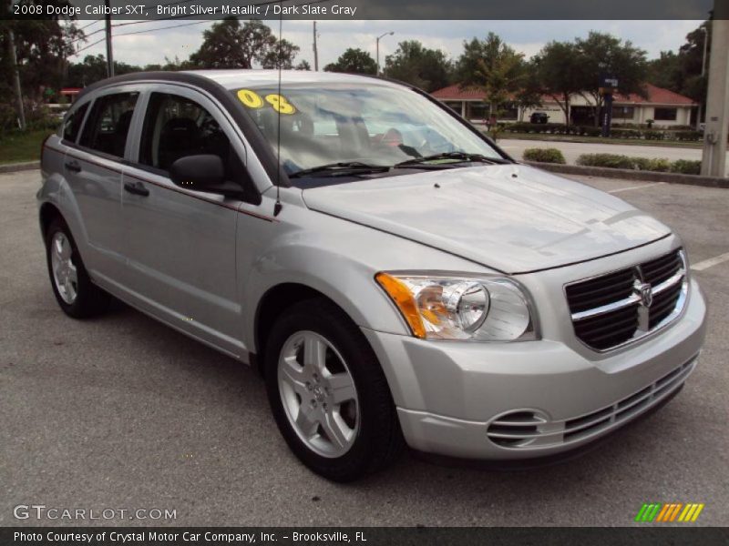 Bright Silver Metallic / Dark Slate Gray 2008 Dodge Caliber SXT