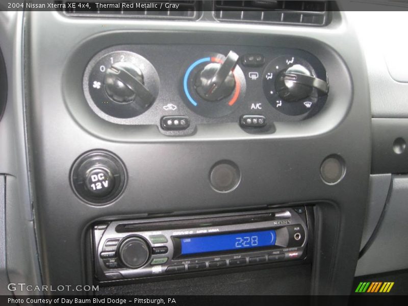 Thermal Red Metallic / Gray 2004 Nissan Xterra XE 4x4