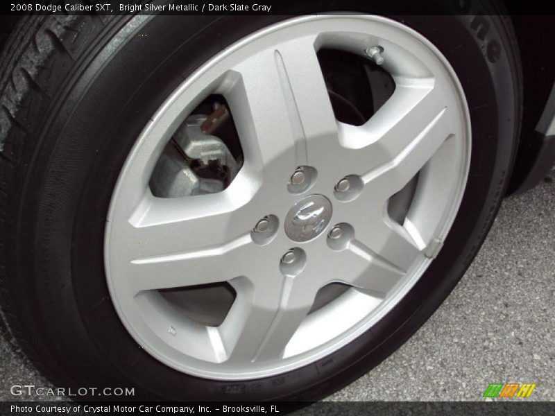 Bright Silver Metallic / Dark Slate Gray 2008 Dodge Caliber SXT