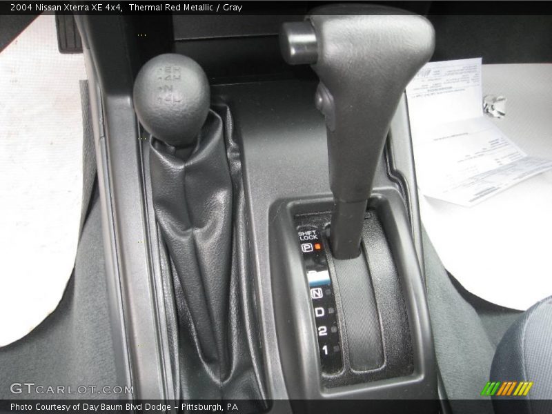 Thermal Red Metallic / Gray 2004 Nissan Xterra XE 4x4