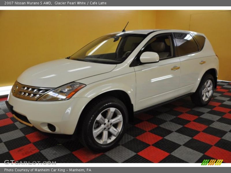 Glacier Pearl White / Cafe Latte 2007 Nissan Murano S AWD