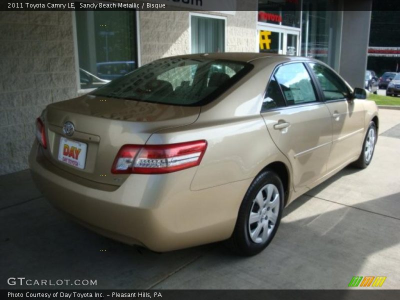 Sandy Beach Metallic / Bisque 2011 Toyota Camry LE