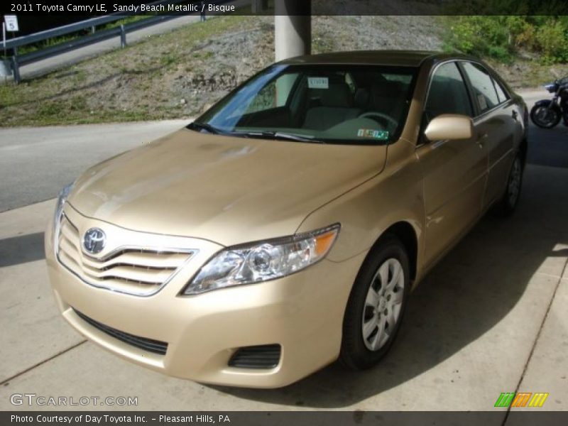 Sandy Beach Metallic / Bisque 2011 Toyota Camry LE