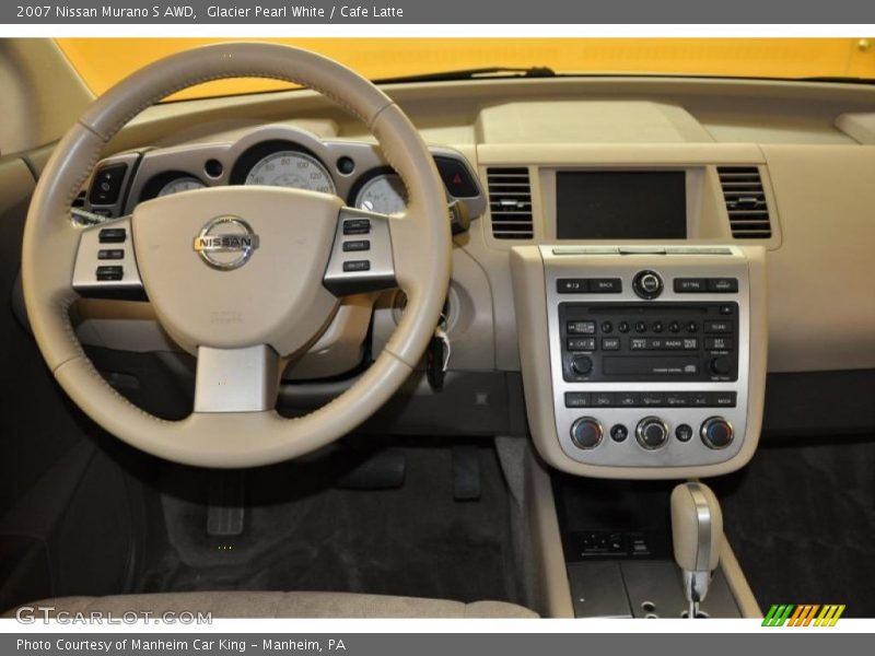 Glacier Pearl White / Cafe Latte 2007 Nissan Murano S AWD