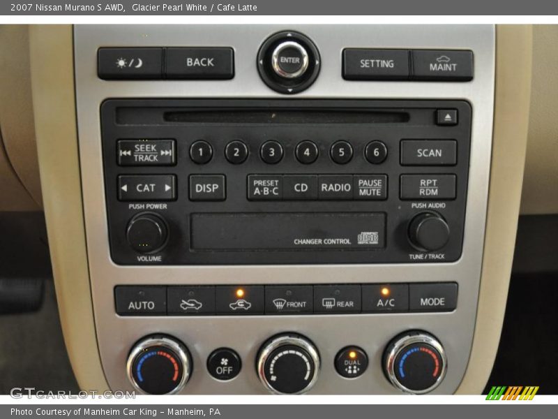 Glacier Pearl White / Cafe Latte 2007 Nissan Murano S AWD