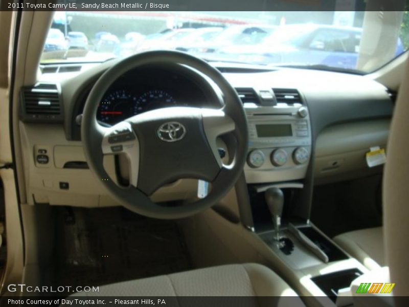 Sandy Beach Metallic / Bisque 2011 Toyota Camry LE