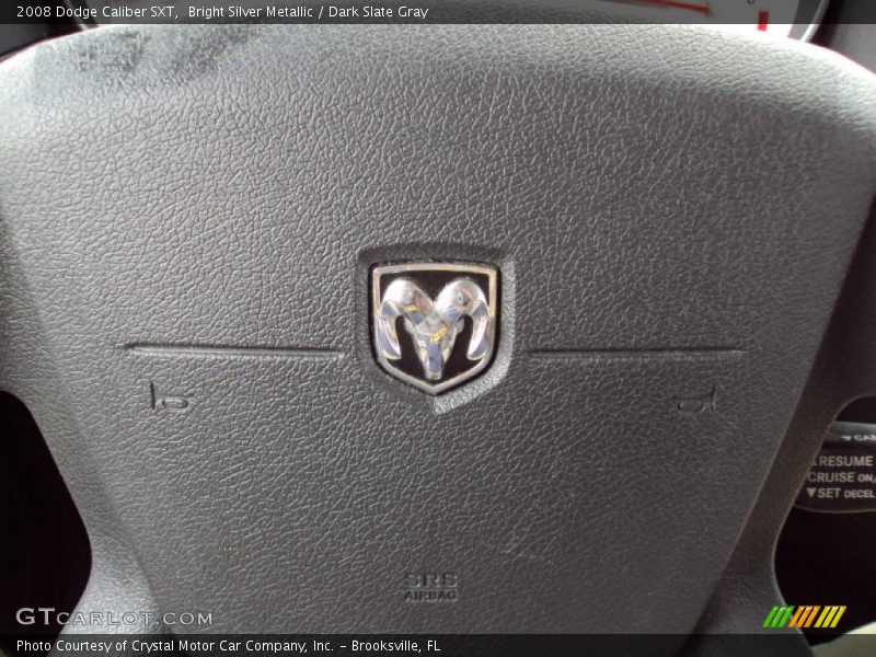 Bright Silver Metallic / Dark Slate Gray 2008 Dodge Caliber SXT
