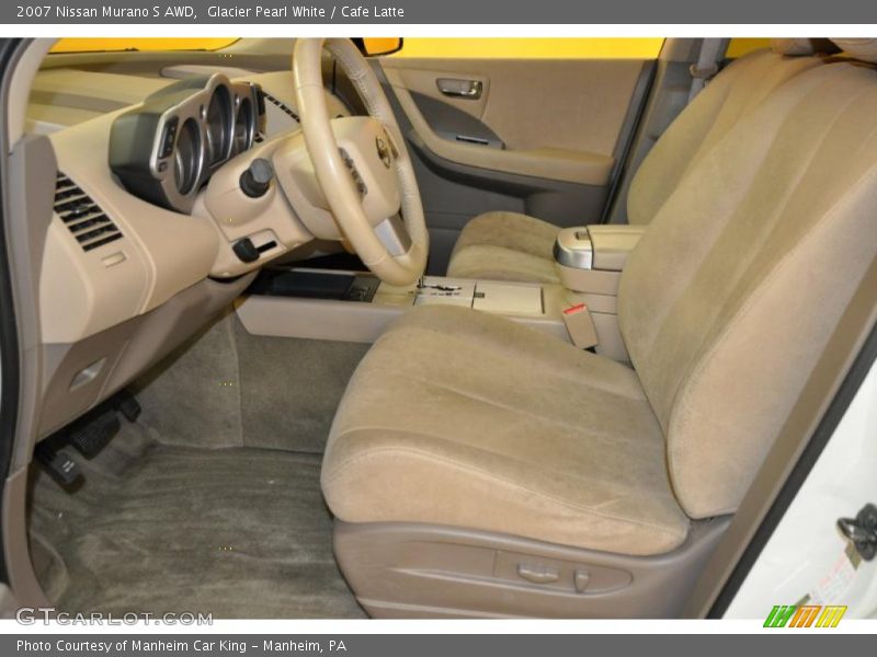 Glacier Pearl White / Cafe Latte 2007 Nissan Murano S AWD
