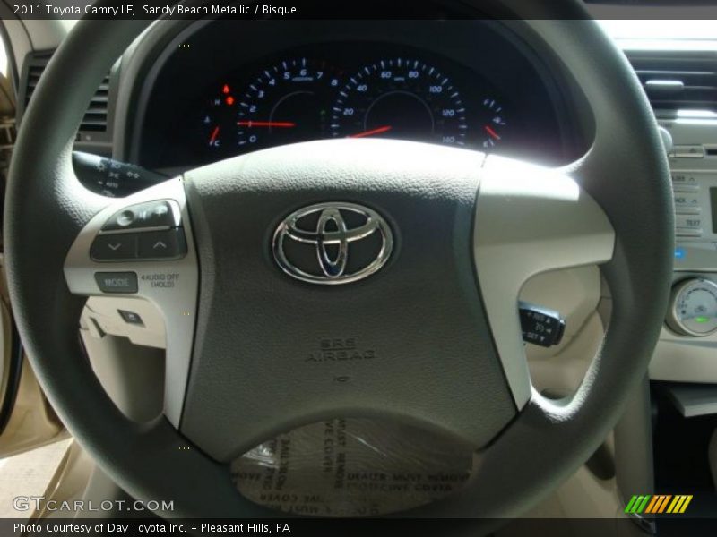 Sandy Beach Metallic / Bisque 2011 Toyota Camry LE