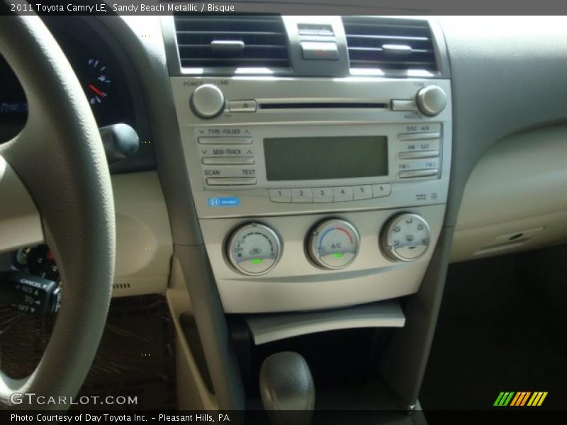 Sandy Beach Metallic / Bisque 2011 Toyota Camry LE