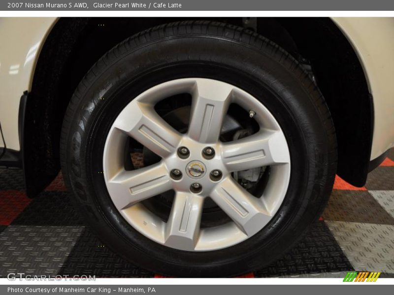 Glacier Pearl White / Cafe Latte 2007 Nissan Murano S AWD
