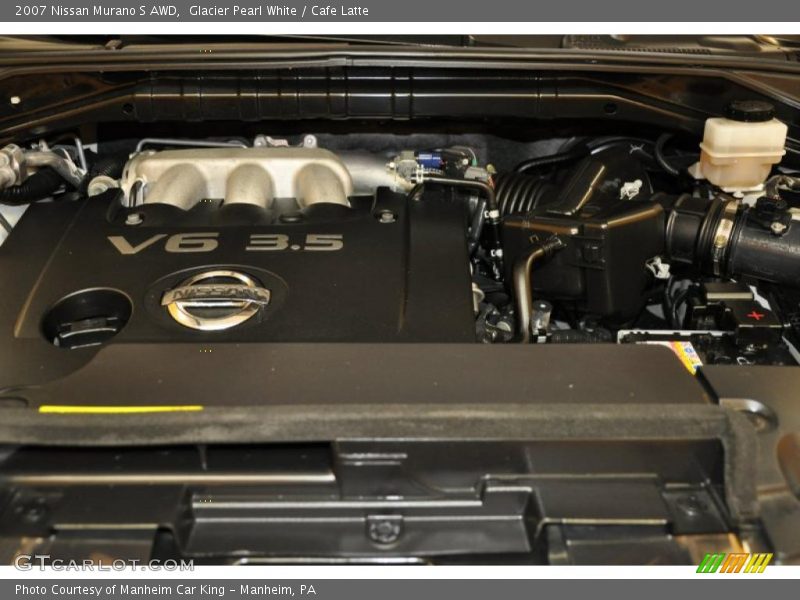 Glacier Pearl White / Cafe Latte 2007 Nissan Murano S AWD