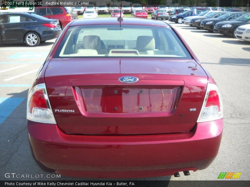 Redfire Metallic / Camel 2007 Ford Fusion SE