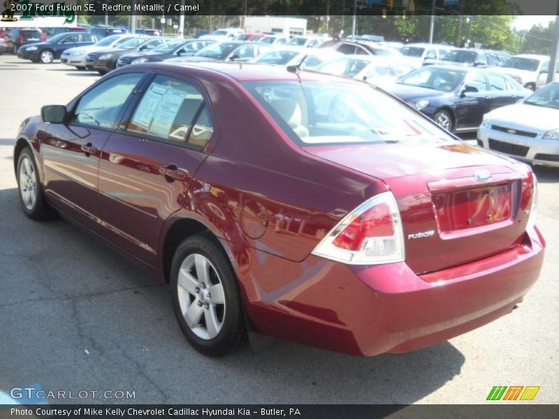 Redfire Metallic / Camel 2007 Ford Fusion SE
