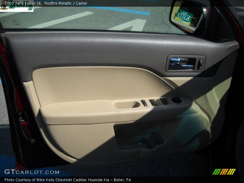 Redfire Metallic / Camel 2007 Ford Fusion SE