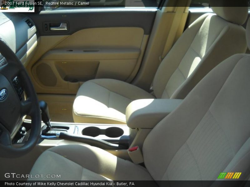 Redfire Metallic / Camel 2007 Ford Fusion SE