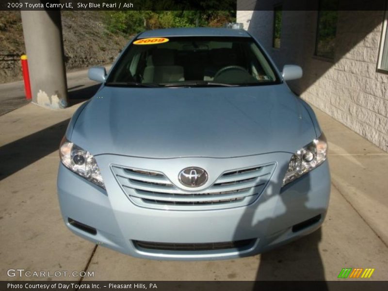 Sky Blue Pearl / Ash 2009 Toyota Camry LE