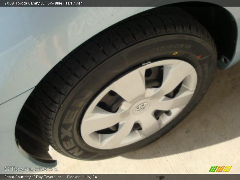 Sky Blue Pearl / Ash 2009 Toyota Camry LE