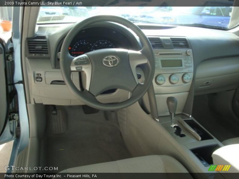 Sky Blue Pearl / Ash 2009 Toyota Camry LE