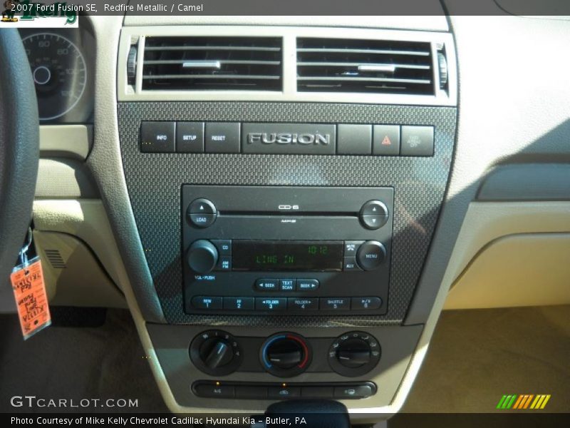 Redfire Metallic / Camel 2007 Ford Fusion SE